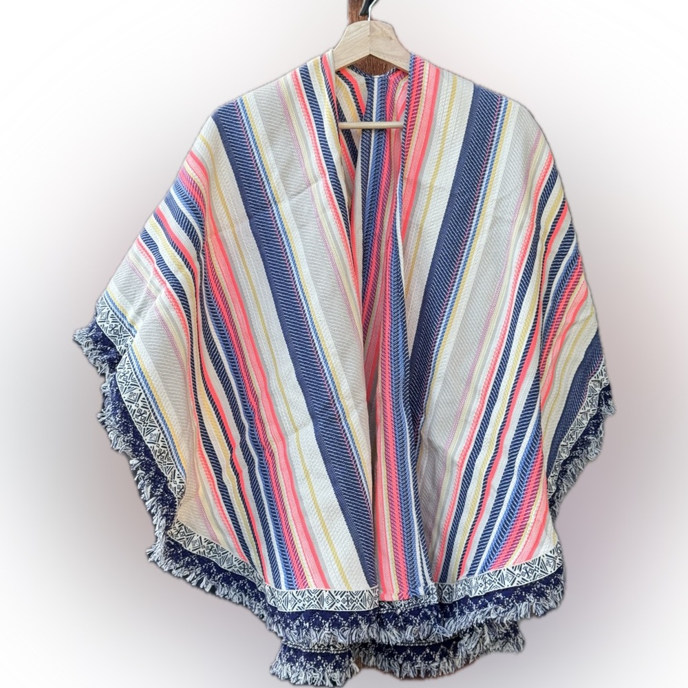 Beach open poncho shawl blanket thing
